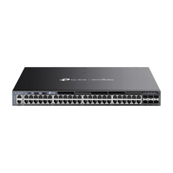 TP-Link SG6654XHP Стекируемый управляемый коммутатор 3-го уровня Omada с 48 гигабитными портами PoE+ и 6 портами SFP+
